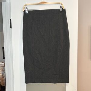 Classic Gray Pencil Skirt
